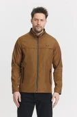 Kahverengi Erkek Pamuk Polyester Karışımlı Su Ve Rüzgar Geçirmez Mevsimlik&Yazlık Mont thumbnail 1