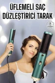 Fön Tarak Saç Düzleştirici Üflemeli Fön Makinesi Sıkı Dişli Taşınabilir thumbnail 1