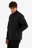 Yeni Sezon Erkek Siyah İki İç Cepli Su Ve Rüzgar Geçirmez Mevsimlik&Yazlık Mont thumbnail 4