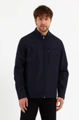 Yeni Sezon Erkek Lacivert İki İç Cepli Su Ve Rüzgar Geçirmez Mevsimlik&Yazlık Mont thumbnail 1