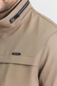 Krem Erkek Pamuk Polyester Karışımlı Su Ve Rüzgar Geçirmez Mevsimlik&Yazlık Mont thumbnail 5
