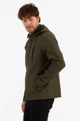 Yeni Sezon Erkek Yeşil Kapüşonlu İç Cepli Su Ve Rüzgar Geçirmez Mevsimlik&Yazlık Mont thumbnail 5