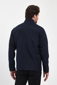 Erkek Lacivert Regular Uzun Mevsimlik Pamuk Polyester Karışımlı Safari Mont&Ceket - 6