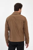 Erkek Kahverengi Hakim Yaka Çok Cepli Su Ve Rüzgar İtici Mevsimlik Mont&Ceket thumbnail 6