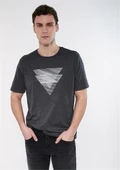 Mavi M0611169-80023 Antrasit Melanj Erkek Baskılı T-Shirt thumbnail 2
