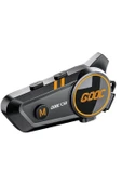 C50 Motosiklet Intercom Kask Kulaklık 1000 Mah Rgb Işıklı Bluetooth Kulaklık Ip67 - 1