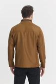 Kahverengi Erkek Pamuk Polyester Karışımlı Su Ve Rüzgar Geçirmez Mevsimlik&Yazlık Mont thumbnail 6