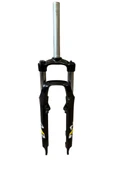 ZOOM M/LO 26" Jant Kilitli Bisiklet Maşası 1-1/8 QR Amortisörlü Maşa V-fren Disk Fren Uyumlu Siyah Sarı thumbnail 3