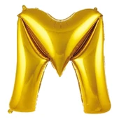 İkm İkm Balon Gold M Harfi Folyo Balon 76 cm - 1