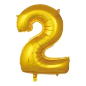 İkm İkm Balon 2 Rakamı Altın 76 cm - 1