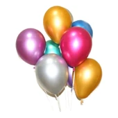 Yerli Gemar Metalik Balon Karışık Renk 100'lü Paket - 1