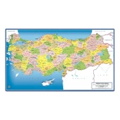 Laço Laço Kids Türkiye Siyasi Haritası Frame Puzzle 3+ Yaş 81 Parça - 1