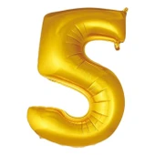 İkm İkm Balon 5 Rakamı Altın 76 cm - 1