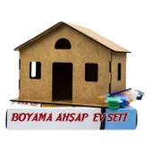 Emin Emin İş Eğitimi Ahşap Klasik Ev Boyama Seti - 1