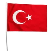Buket Buket Sopalı Bez Türk Bayrağı 20 x 30 cm - 1