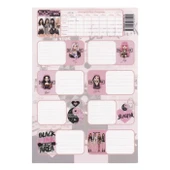 Black Blackpink Okul Etiketi - 1