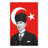 Ata Ormi Bez Atalı Türk Bayrağı 70 x 105 cm - 1