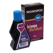 Monopol Istampa Mürekkebi Mavi 30 Ml - 1