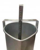 20 Litre Süt Ölçer Kovası Aluminyum (Ölçek) - 4