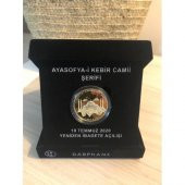Ayasofya Camii 31.10 gr gümüş üzerine altın kaplama hatıra para thumbnail 3
