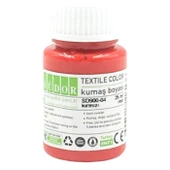 Südor Südor Textile Color Kırmızı Kumaş Boyası 25 ml - 1