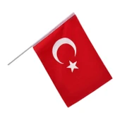 Vatan Bayrak Bez Bayrak Sopalı 30x45 Vt226 - 1