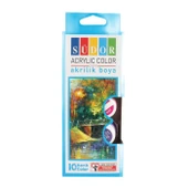 Südor Südor Akrilik Boya 20 Ml Şişe 10 Renk - 1