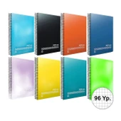 Gıpta Eco Fresco A4 Spiralli Plastik Kapak Kareli Defter 96 Yaprak - 1