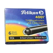 Pelikan Dolma Kalem Kartuşu Kısa Boy Siyah 6'lı - 1