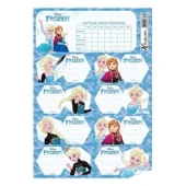 Keskin Keskin Color Frozen Ders Programlı Okul Etiketi - 1