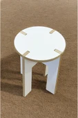 PEKA Minimalist MDF Demonte Tabure - Geçmeli Tasarım - Kolay montaj - 6