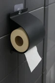PEKA Yapışkanlı Metal Tuvalet Kağıtlığı | WC Kağıtlık ve Tuvalet Kağıdı Askısı - 2