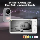 VTech Kamera ve Ses Özellikli, Pan Tilt Zoom - 7 Inc IPS Ekran - 1 Kamera - 5