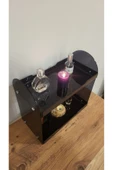 HomeSide İki Katlı Makyaj ve Takı Düzenleyici - Masa Üstü Parfüm Standı, Banyo Organizer Rafı - 4