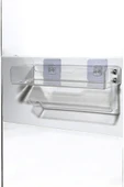 HomeSide Yapışkanlı Baharatlık ve Kağıt Havluluk Şık Plexiglass – Duvara Monte Mutfak Rafı - 5