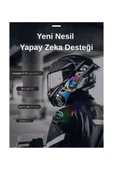 Y21 Rgb Işık Efektli Intercom Bluetooth Motosiklet Kask Kulaklığı Intercom Kulaklık - 2