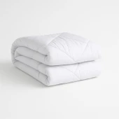 Homedius Luxury %100 Pamuk Kapitoneli Vatkalı Yatak Koruyucu Alez  Beyaz 180x200 - 1