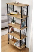 PEKA Kitap Yuvası 5 Raflı Geniş Kitaplık Ayakkabılık Banyo Düzenleyici Klasörlük Dekoratif Mutfak Rafı - 4
