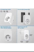 Tekli Yüksek Voltaj Korumalı Duvar Prizi 2x Type-c 1x Usb Çıkışlı Priz Grup Priz Çoğaltıcı Beyaz - 3