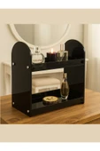 HomeSide İki Katlı Makyaj ve Takı Düzenleyici - Masa Üstü Parfüm Standı, Banyo Organizer Rafı - 1