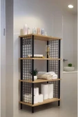 PEKA Çevir Kur Banyo Düzenleyici 4 Raflı Banyo Dolabı Çok Amaçlı Dolap Geniş Kitaplık Mutfak Rafı - 2