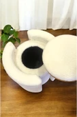 PEKA Çift Kullanımlı Sandıklı Özel Yapım Tedy Kumaş Silindir Puf Bench Sehpa - 3
