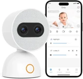 Simsky Akıllı Bebek Monitörü 2×4MP Kamera, 6X Yakınlaştırma - Ek Kamera - 1