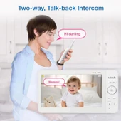VTech Kamera ve Ses Özellikli, Pan Tilt Zoom - 7 Inc IPS Ekran - 2 Kamera - 5