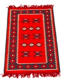 Etnik Motifli Otantik Dekoratif Kilim Desenli Halı (60cmx90cm) M1 - 2