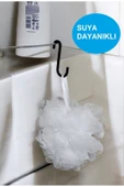 PEKA 6 Adet Plastik Havlupan Kancası Banyo Askısı Banyo Düzenleyici Lif Kese Askısı Mutfak Askılık - 2
