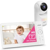VTech Kamera ve Ses Özellikli, Pan Tilt Zoom - 7 Inc IPS Ekran - 1 Kamera - 1