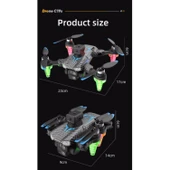 Ozmik C19S Drone 360 derece engel kaçınma karbon fiber drone Wifili 1080p çözünürlüklü thumbnail 10