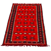 Etnik Motifli Otantik Dekoratif Kilim Desenli Halı (80cmx200cm) M1 - 2