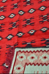 Etnik Motifli Otantik Dekoratif Kilim Desenli Halı (120cmx180cm) M1 - 4